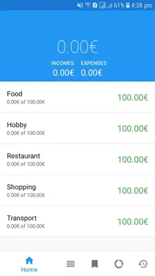 Budget Manager 2019 android App screenshot 0